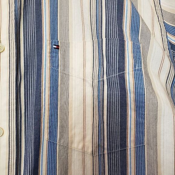 TOMMY HILFIGER S/S Striped Button-down Shirt - Picture 2 of 8